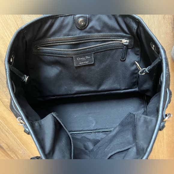 Dior Panarea Cannage Black Tote Bag - Picture 6 of 10